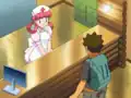 Brock's miscolored bag straps