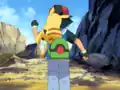 Ash's miscolored bag strap