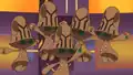 Four of the Beheeyem's lights error