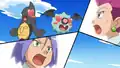 Woobat's nose colors are swapped after getting hit by Attract