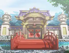 Chrysalia's castle gate.