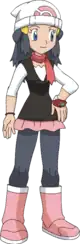 Dawn in the Pokémon Learning League