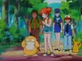 Ash's miscolored belt and jacket