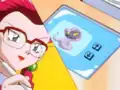 Jessie's miscolored eyes