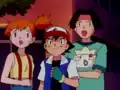 Togepi's missing face and Tracey's green arm