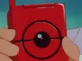 The Pokédex's miscolored antenna