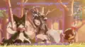 Liko with Meowscarada, Hattrem, Pagogo and Charcadet in the second variant