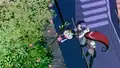 Team Rocket fall off the Iron-Masked Marauder's mecha.