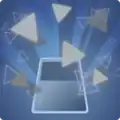 Mini Triangles Flair: Gray