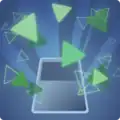 Mini Triangles Flair: Green (added December 17, 2024)