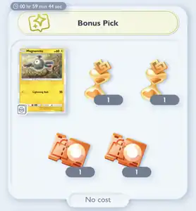 Bonus pick example