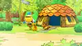 Team Base for Pikachu, Meowth, Eevee, and Skitty pre-renovation