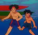 Tracey's first swimsuit