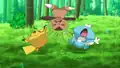Chespin with no triangles on its cheeks