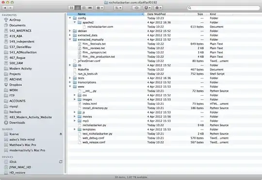 and here's the file structure i've been sent