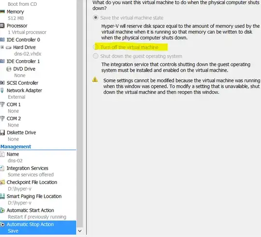 hyperv shutdown