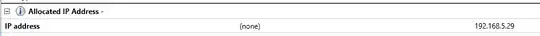 Correct IP address allocation