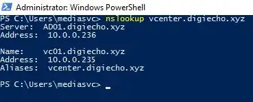 nslookup Example