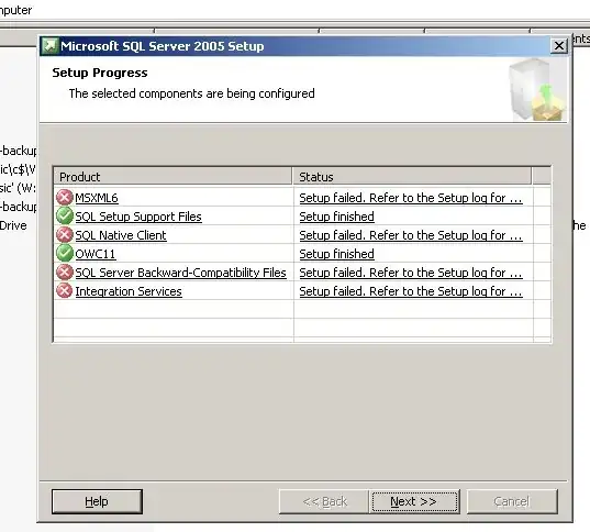 install result