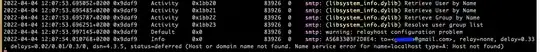 Postfix log file output