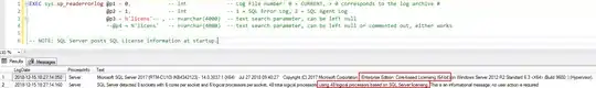 Example output from sys.sp_readerrorlog