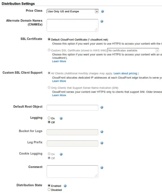 Distribution Settings