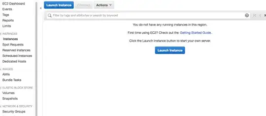 running instances tab