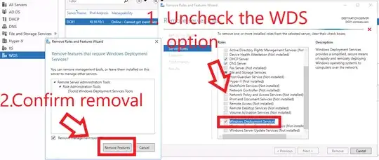 Remove the WDS role