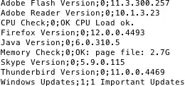 This is from a terminal window