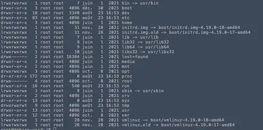 default debian structure