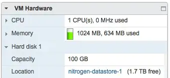 vCenter GIU