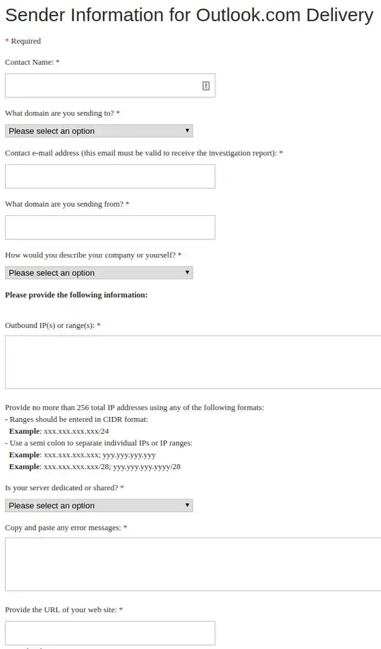 form screenshot