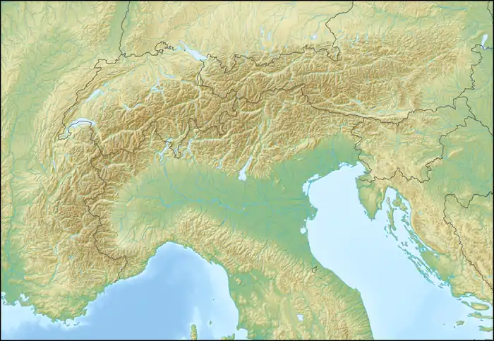 Semmering Pass is located in Alps