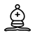 b8 white bishop