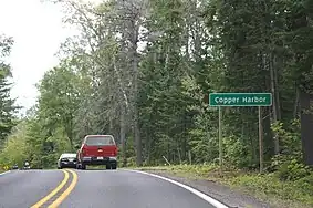 Signage along US&nbsp;41