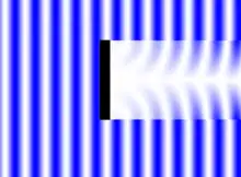 Shadow caused by large object