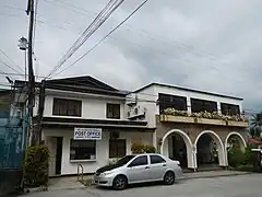 Post office, rear facade of Town&nbsp;hall