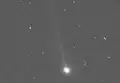 A MESSENGER image of Comet Encke at its closest approach to Mercury, 17/11/2013[35] (NASA/JHUAPL/Carnegie Institution of Washington)