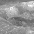 Oblique view of part of Larmor Q crater