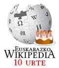 Tenth anniversary of the Basque Wikipedia (2011)