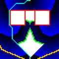 New path found (cyan)