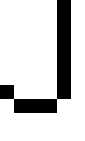 A pixelated letter J