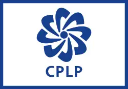 The flag of the Community of Portuguese Language Countries, representing Portuguese