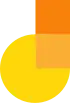 Two squares are on top of each other, connected to a circle that gives a crude appearance of a "J".