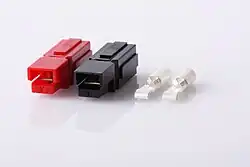 Anderson Powerpole 15-, 30-, and 45-ampere genderless housings and contacts