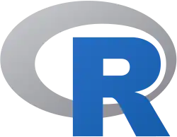a big, blue R
