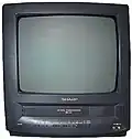 Sharp TV/VCR combo