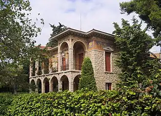 The Villa "Atlantis" the work of architect Ernst Ziller (1837-1923)