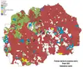 Ethnic structure of R. North Macedonia by settlements 2021.