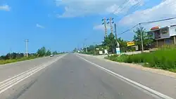 Road from Sari to Farahabad in Abmal, 2011